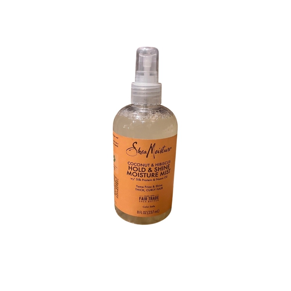 SheaMoisture Coconut Hibiscus Hold Shine Moisture‎ Mist 8oz Curly Hair Spray 4PK